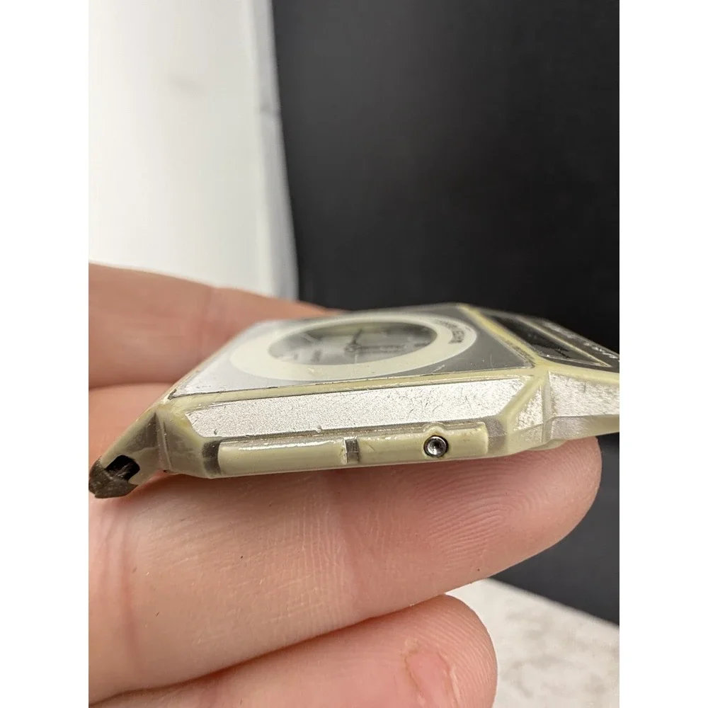 Vintage‎ Casio Watch Dual Time Film BROKEN FOR PARTS